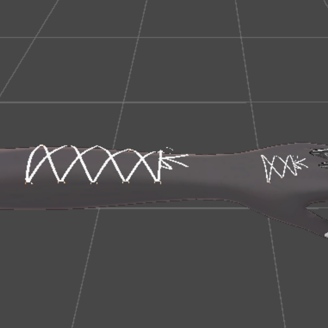 【仙猫_豺狼対応】コルセットピアス【MA設定済み】