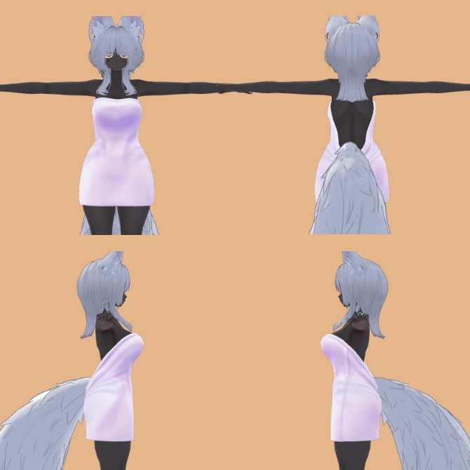 【仙猫_豺狼_ラシューシャ対応】バスタオル2種+おまけ【MA設定済み】v1