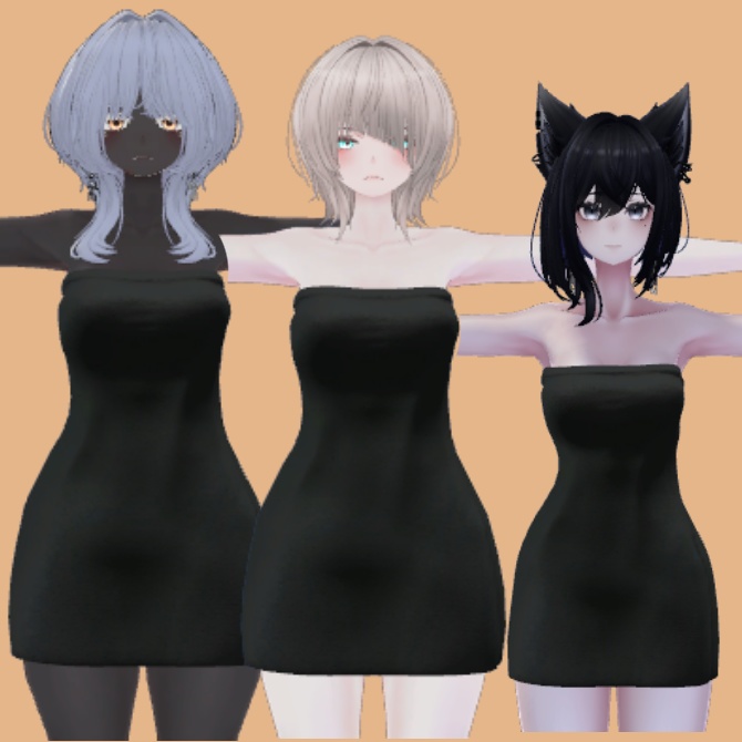 【仙猫_豺狼_ラシューシャ対応】バスタオル2種+おまけ【MA設定済み】v1