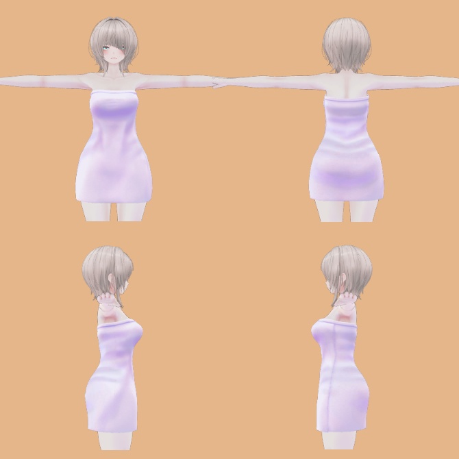 【仙猫_豺狼_ラシューシャ対応】バスタオル2種+おまけ【MA設定済み】v1