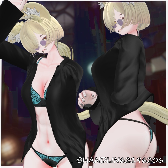 【仙猫_豺狼対応】下着とシャツ【MA設定済み】v1.0