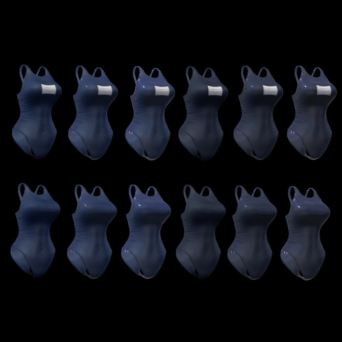 【仙猫_豺狼対応】競泳水着とスク水【MA設定済み】v1.0