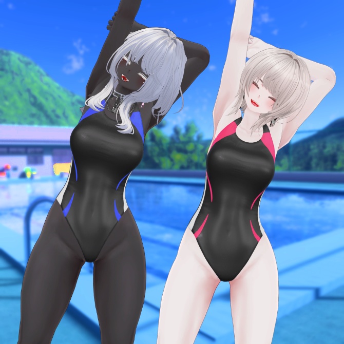 SALE~7/10【仙猫_豺狼対応】競泳水着とスク水【MA設定済み】v1.0