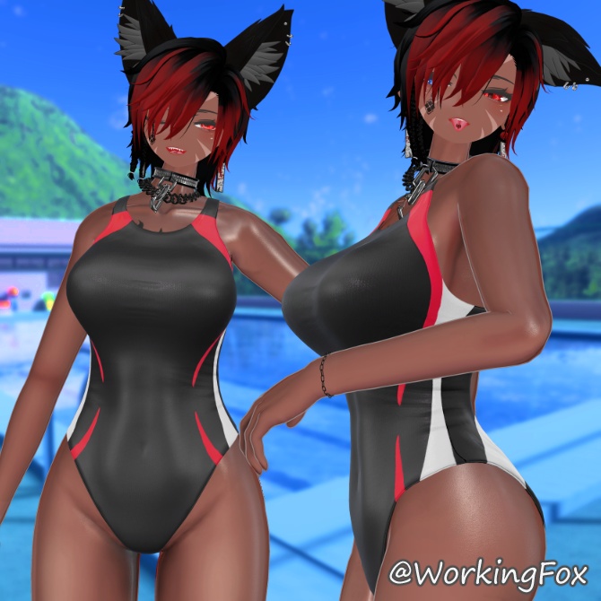 【仙猫_豺狼対応】競泳水着とスク水【MA設定済み】v1.0