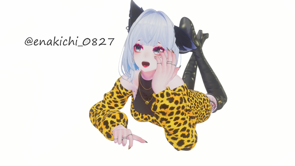 SALE~4/10【7アバター対応】オフショルニット&ロングブーツ