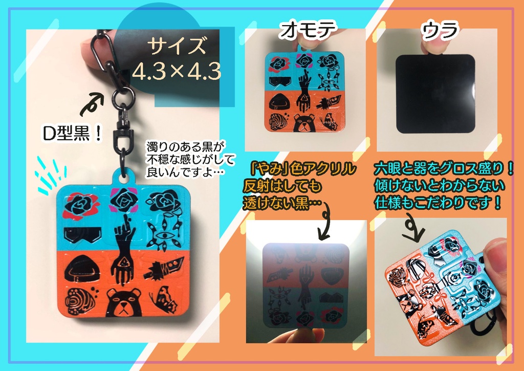 Simeji着せ替えキーボード 五条虎杖ver. アクリルキーホルダー