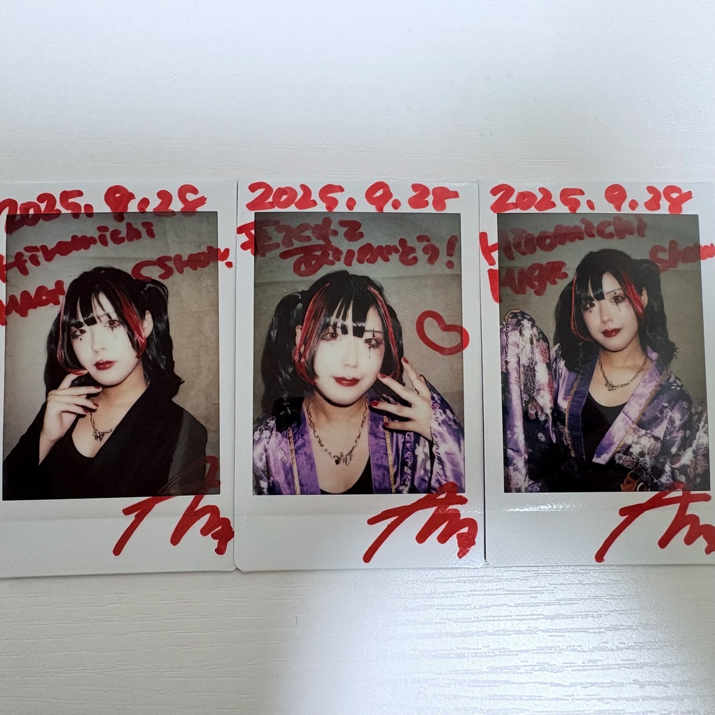 🉐SALE🉐 マジックショー当日チェキ【3枚Set】