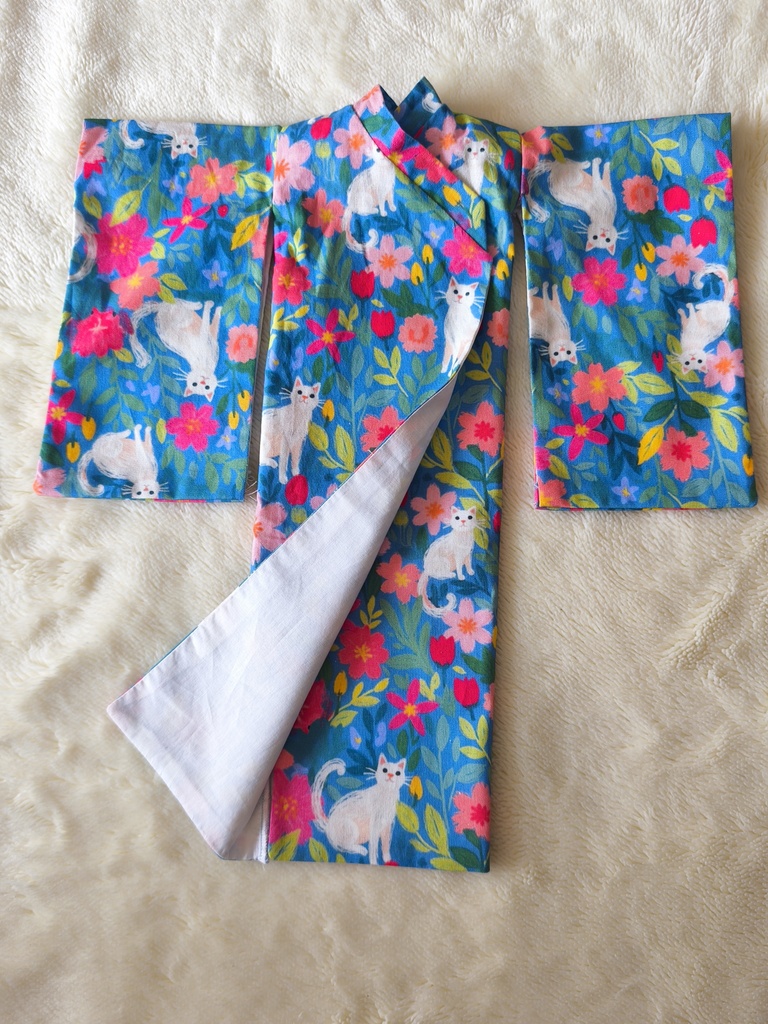 ミニドルフィードリーム MDD用 浴衣:猫柄(S,M,L胸、もち足対応)