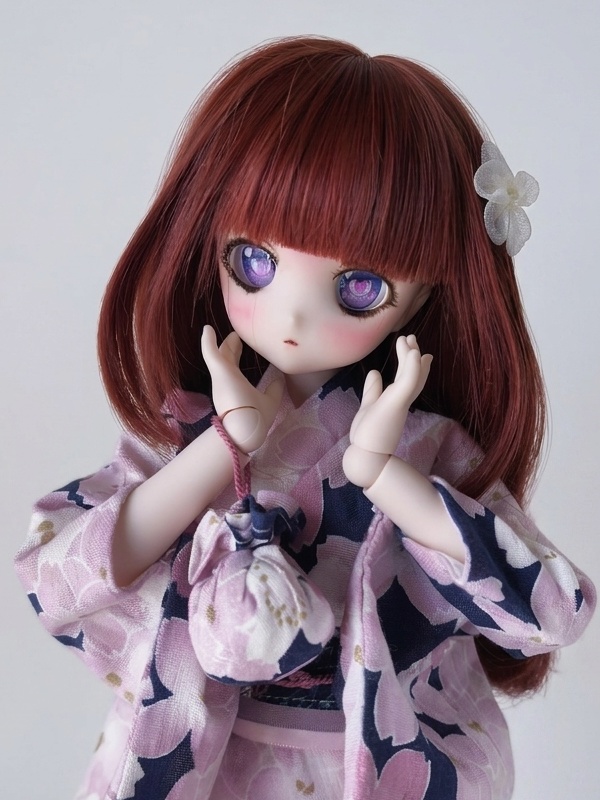 ミニドルフィードリーム MDD用 浴衣:花柄(S,M,L胸、もち足対応)