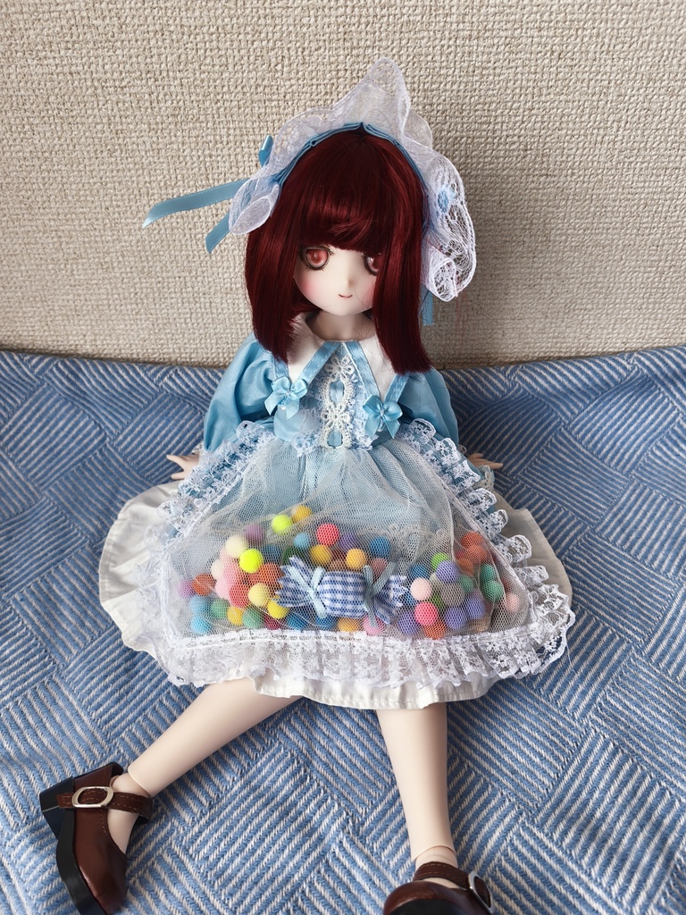 夢色ビーズのキャンディドレス(MDD用S,L胸、もち足対応)