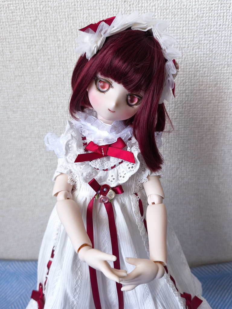 雪解けに咲く供花(きょうか)のドレス(MDD用S,L胸もち足対応)