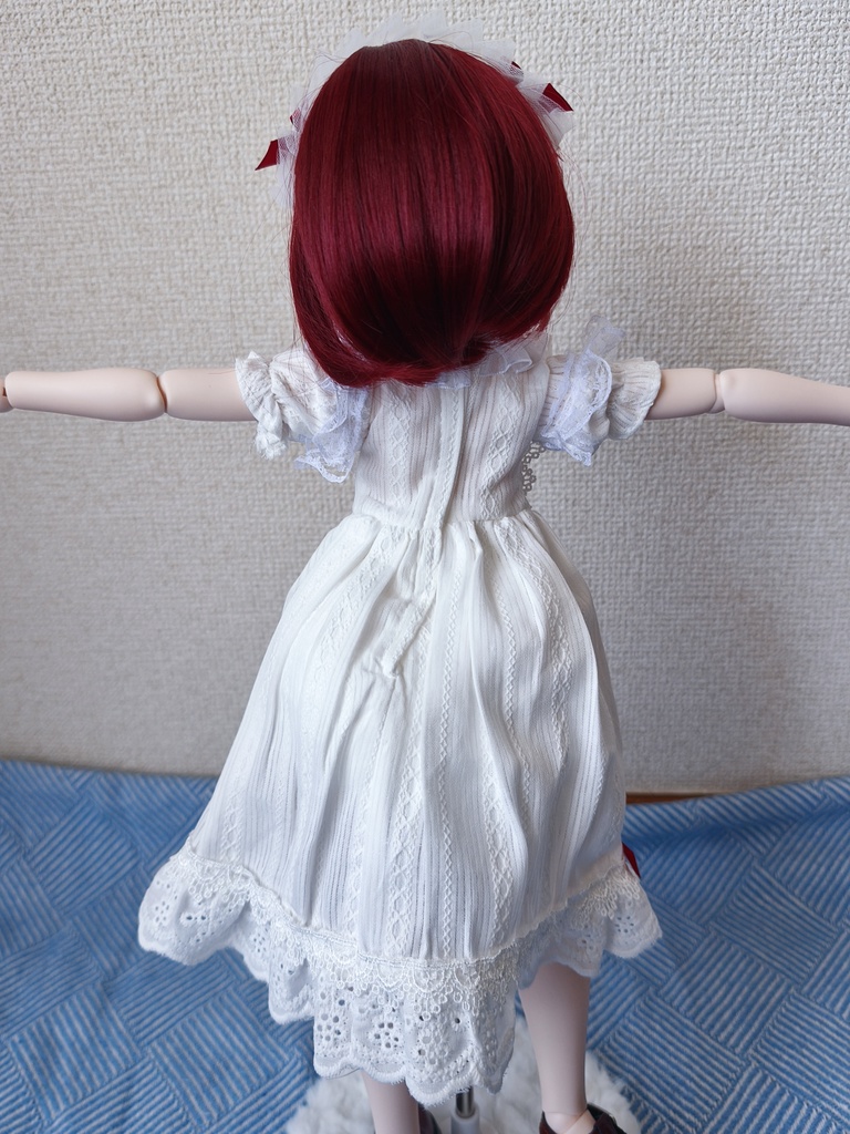 雪解けに咲く供花(きょうか)のドレス(MDD用S,L胸もち足対応)