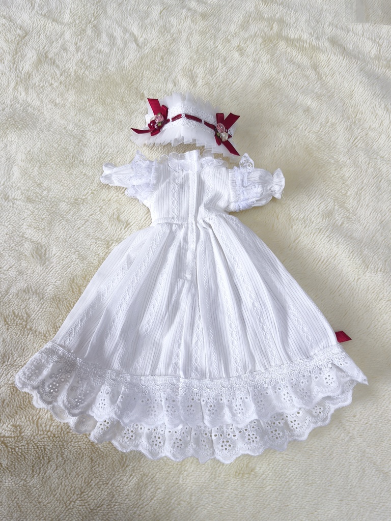 雪解けに咲く供花(きょうか)のドレス(MDD用S,L胸もち足対応)