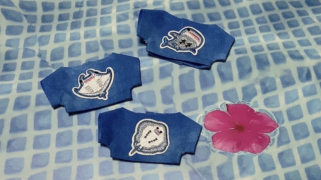 12センチぬい 海の生きものTシャツセット