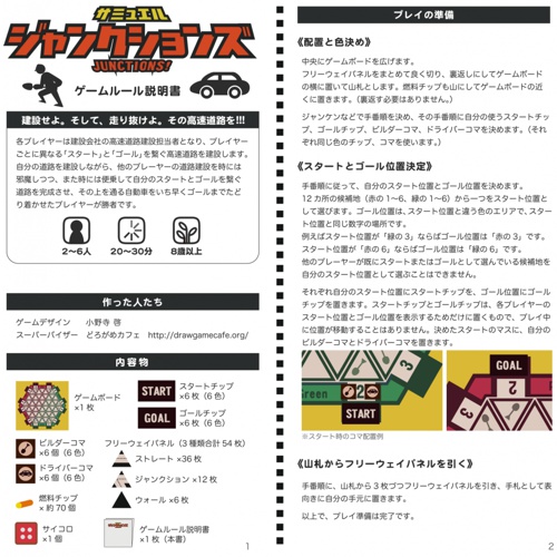 【送料無料】ボードゲーム「ジャンクションズ」
