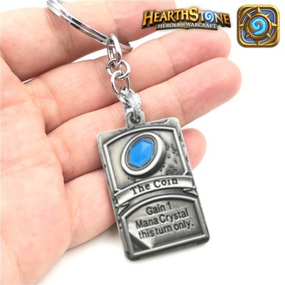 【送料無料】ハースストーン(Hearthstone)キーホルダー「コイン」ゴールド / シルバー