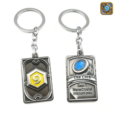 【送料無料】ハースストーン(Hearthstone)キーホルダー「コイン」ゴールド / シルバー
