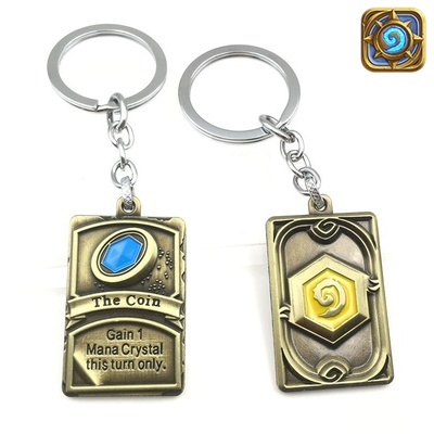 【送料無料】ハースストーン(Hearthstone)キーホルダー「コイン」ゴールド / シルバー