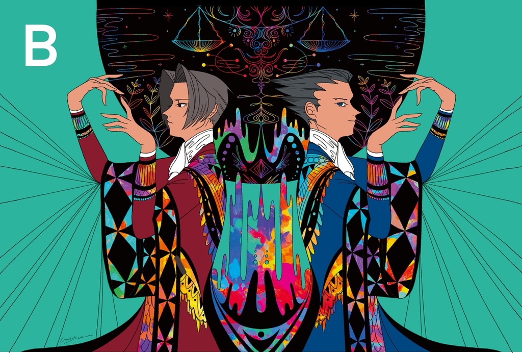 ステンドグラス風アクリルカード