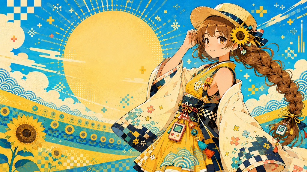 【フリーBGM】ひまわりと太陽🌻（全6アレンジ）