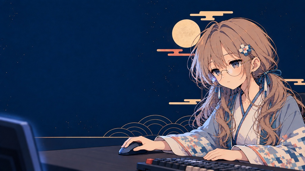 【フリーBGM】夜更けのデジタル🖥️(全6アレンジ+原曲おまけ)