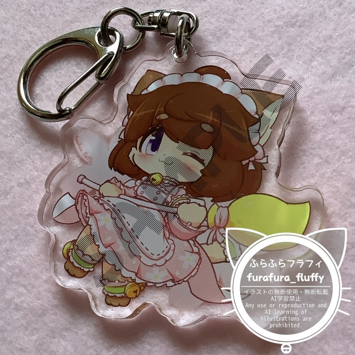 アクリルキーホルダー50mm フラフィ サクラメイド