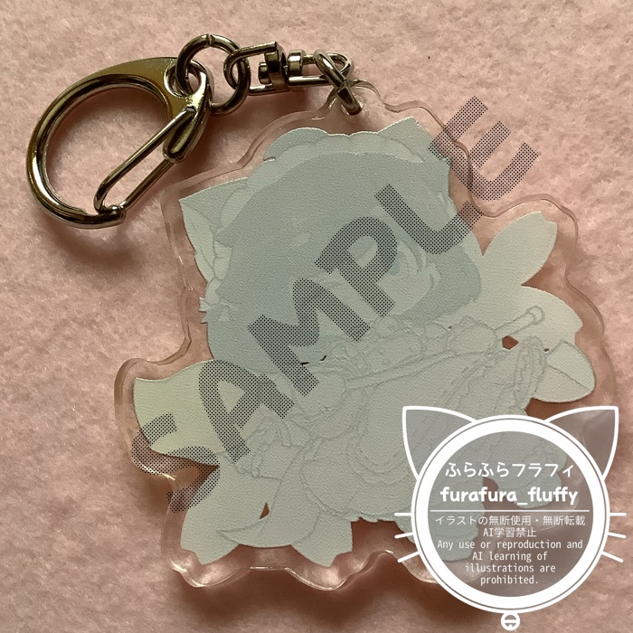 アクリルキーホルダー50mm フラフィ サクラメイド