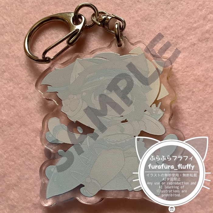 アクリルキーホルダー50mm フラフィ マリンメイド