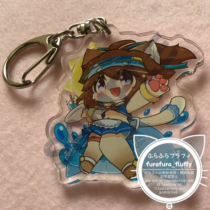 アクリルキーホルダー50mm フラフィ マリンメイド