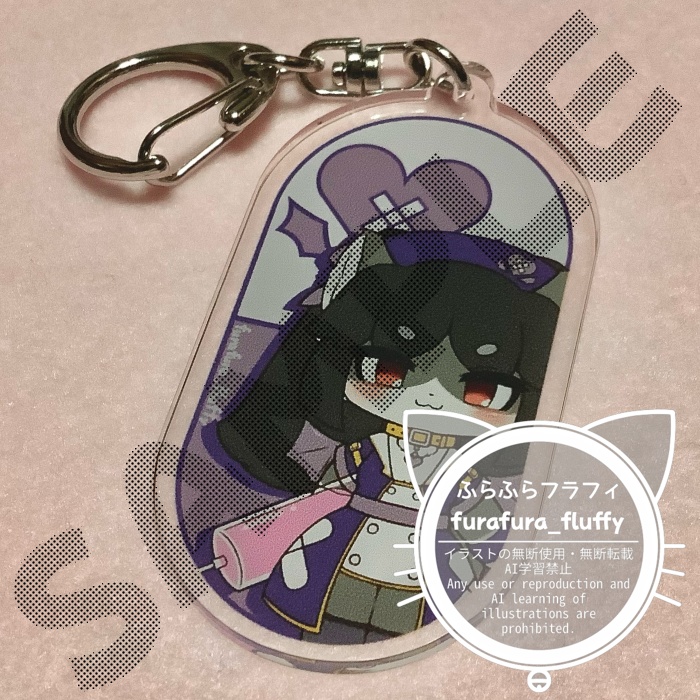 カプセル型アクリルキーホルダー50mm エスリィ 悪魔なナース