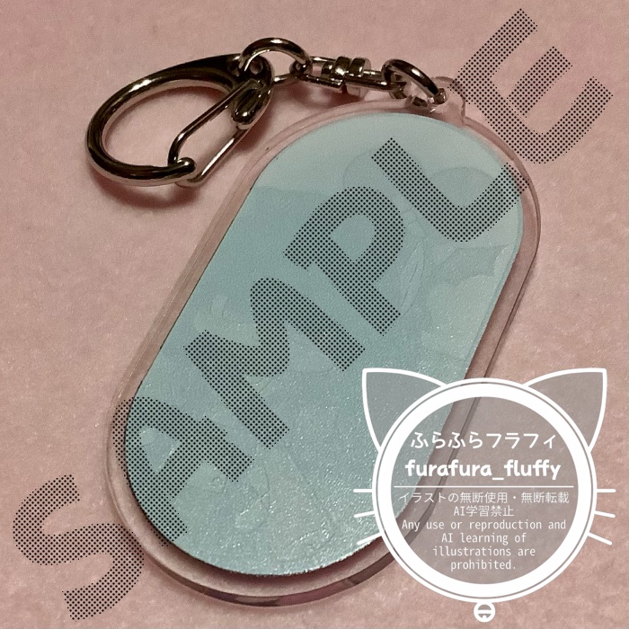 カプセル型アクリルキーホルダー50mm エスリィ 悪魔なナース