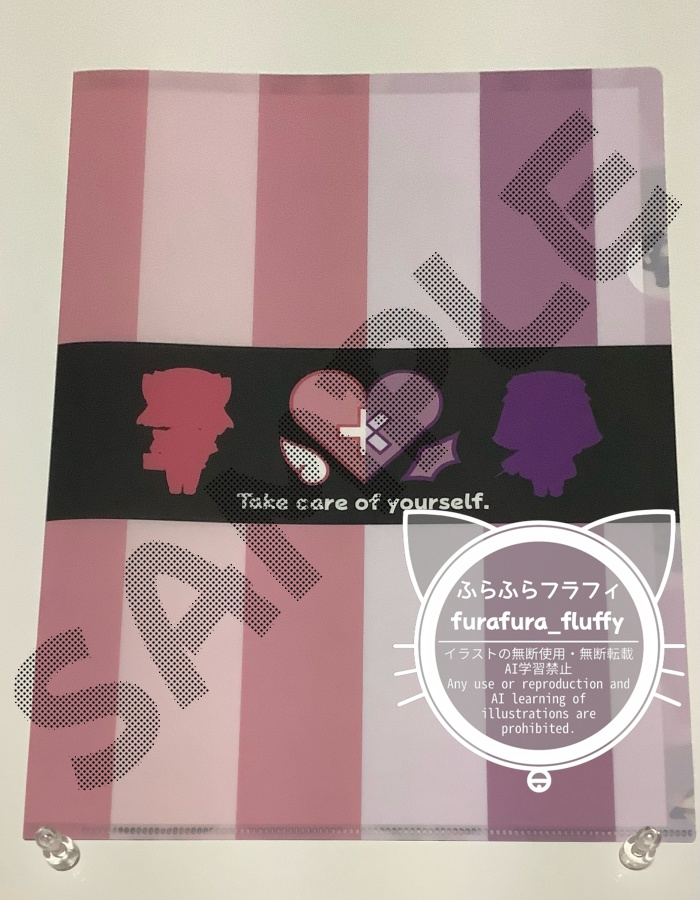 A4クリアファイル フラフィ・エスリィ 天使と悪魔なナース