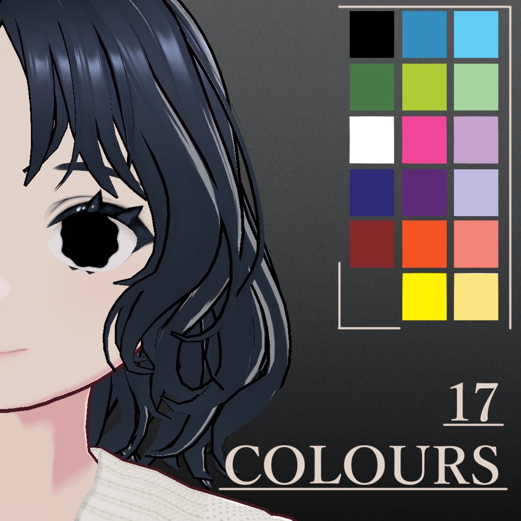 Vroid Texture - Warped Iris