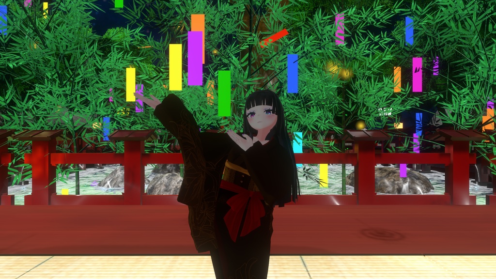 【3アバター対応】Princess kaguya hair