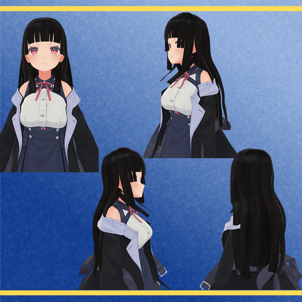 【3アバター対応】Princess kaguya hair