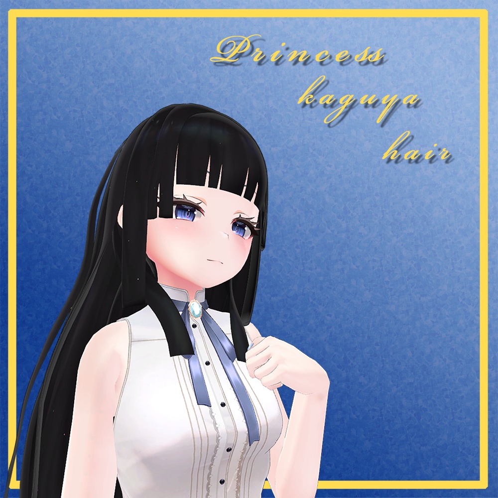 【3アバター対応】Princess kaguya hair