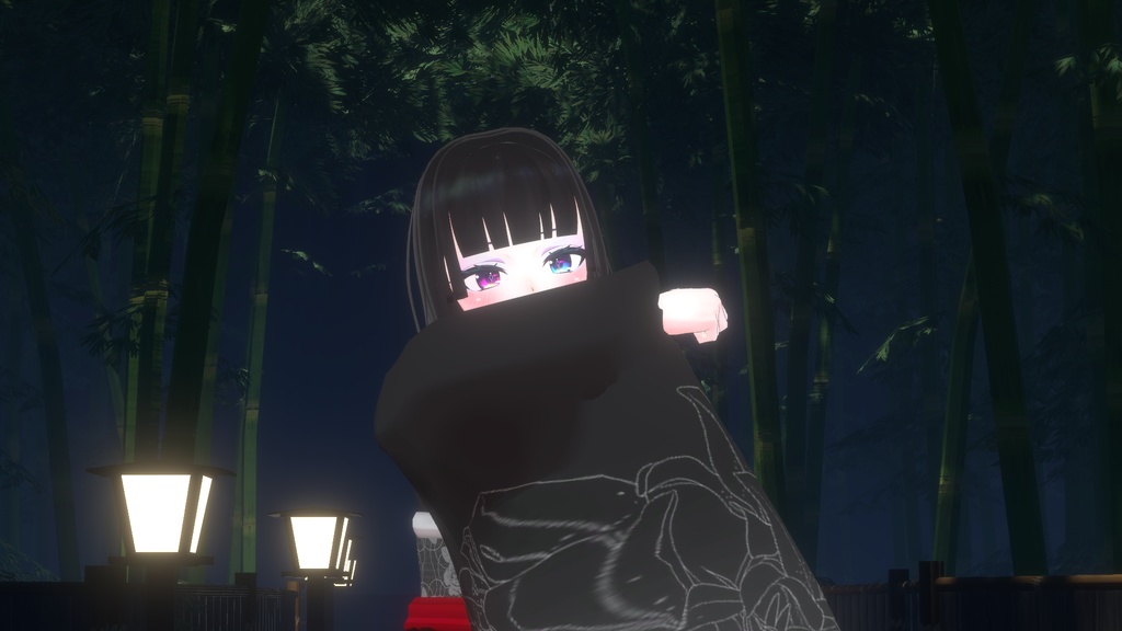 【3アバター対応】Princess kaguya hair