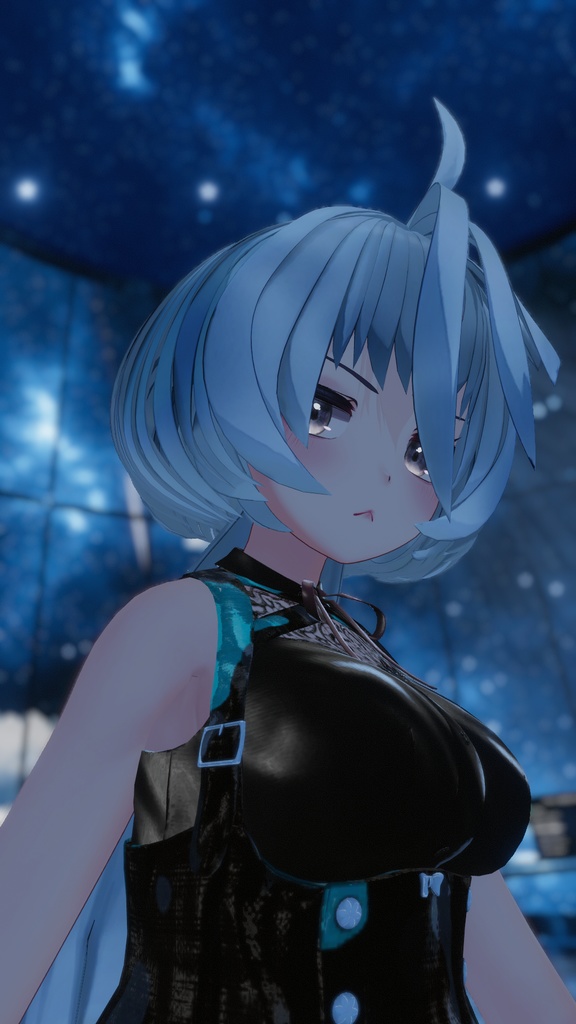 【3アバター対応】Long_Tail_Hair