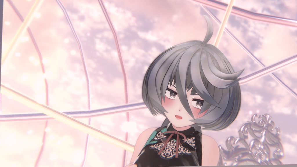 【3アバター対応】Long_Tail_Hair