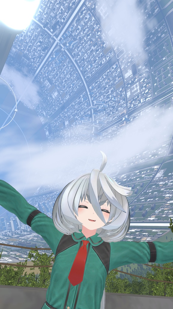 【3アバター対応】Long_Tail_Hair