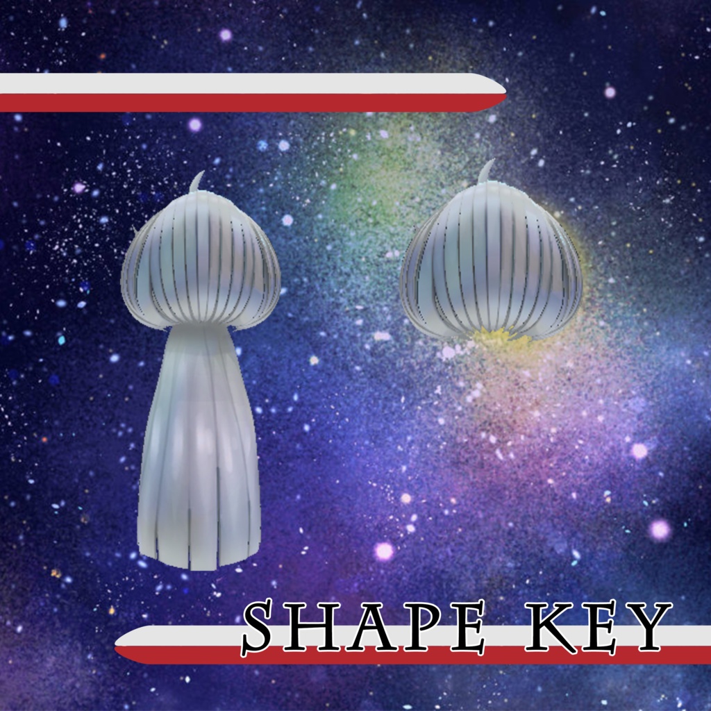 【3アバター対応】Long_Tail_Hair