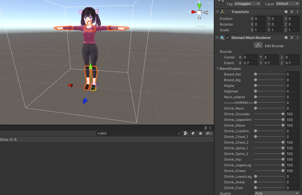 【3アバター対応】simple spring outfit