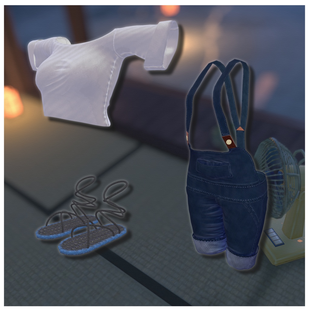 【複数アバター対応】Dab_overall【VRChat想定】