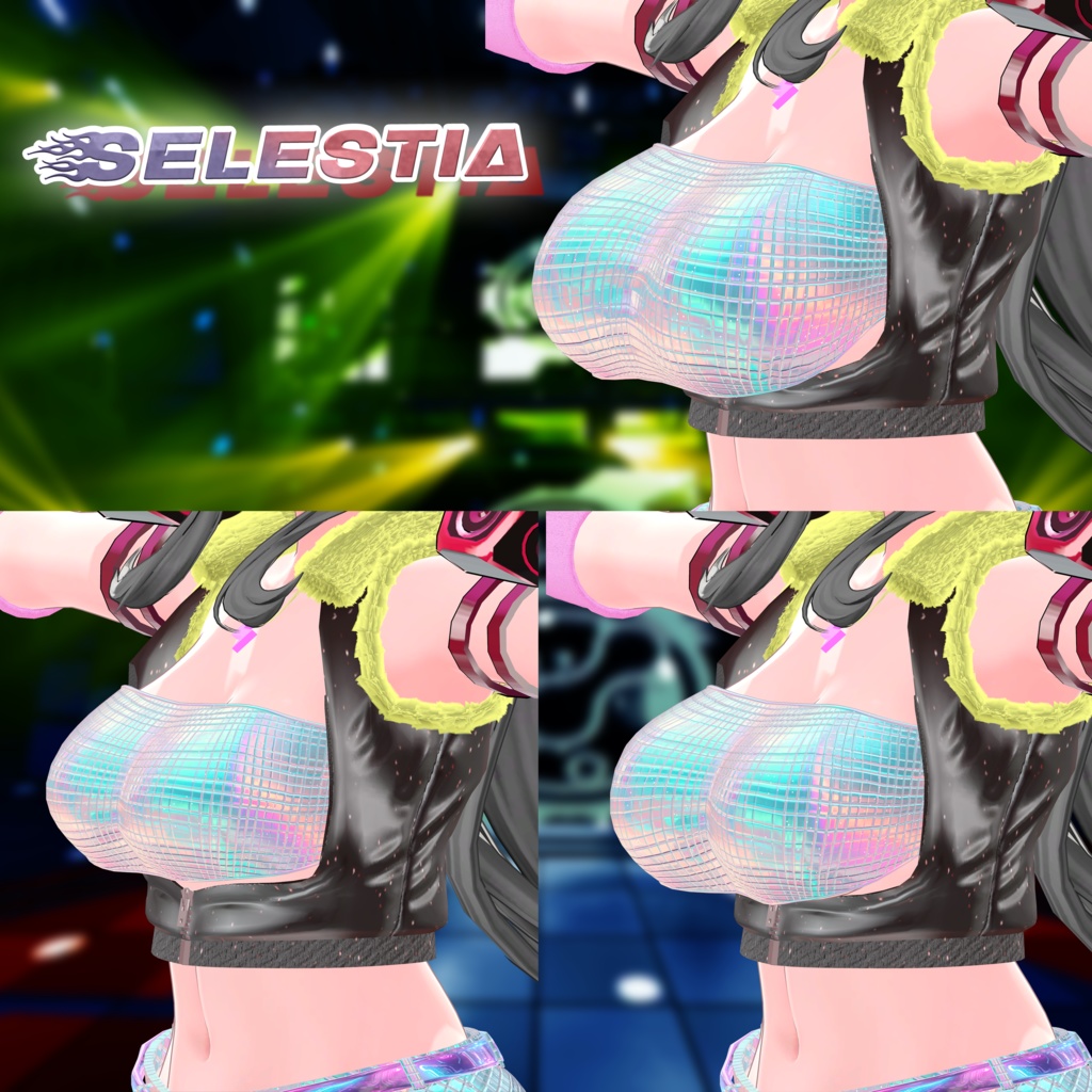 【VRChat想定】Super Sonic【3D衣装】