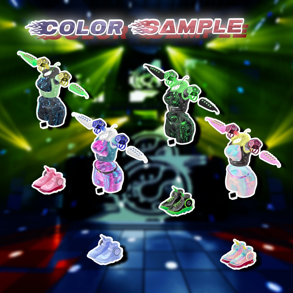 【VRChat想定】Super Sonic【3D衣装】