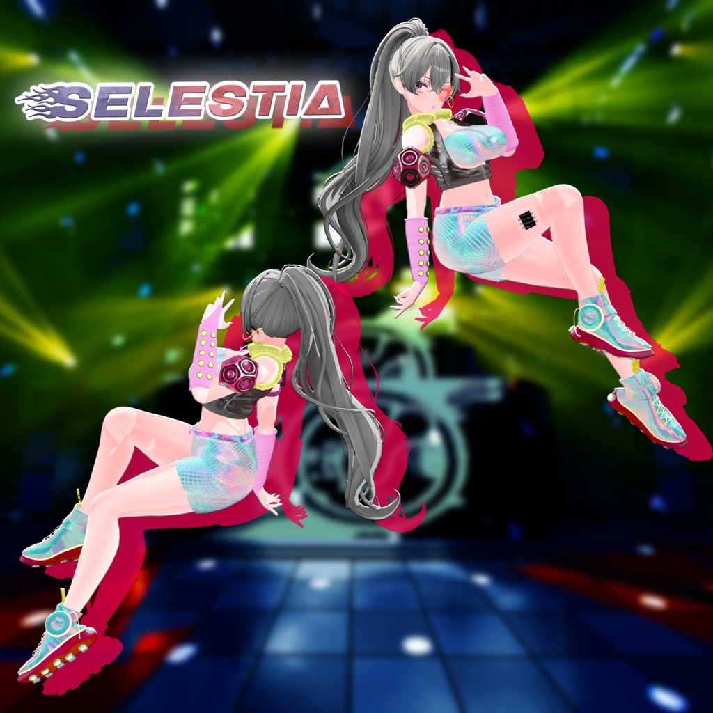 【VRChat想定】Super Sonic【3D衣装】