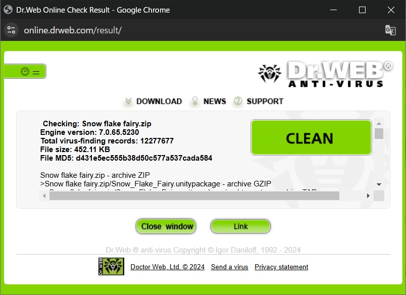 【VRChat想定】Snow Flake Fairy【パーティクル】