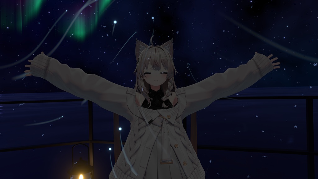 【VRChat想定】Snow Flake Fairy【パーティクル】