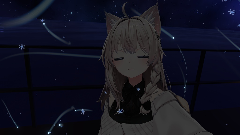 【VRChat想定】Snow Flake Fairy【パーティクル】