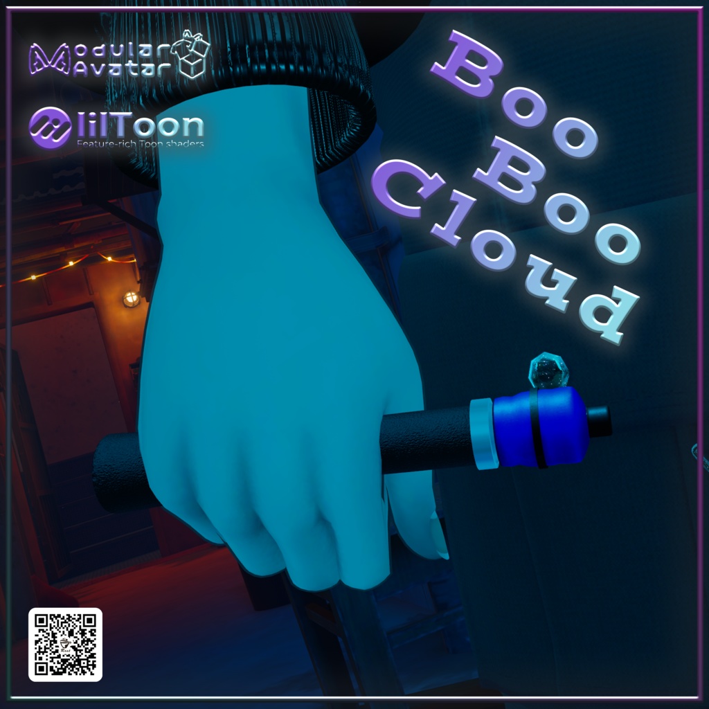 【複数アバター対応】Boo Boo Cloud【VRChat想定】